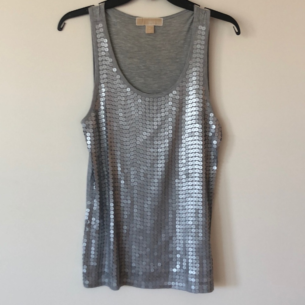 MICHAEL KORS sequin tank top